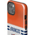 NFL Denver Broncos White Striped iPhone 15 Impact Case